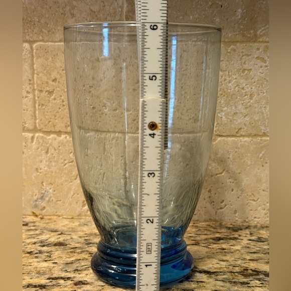 Anchor Hocking Single Vintage Blue Glass Tumbler. - Picture 2 of 3